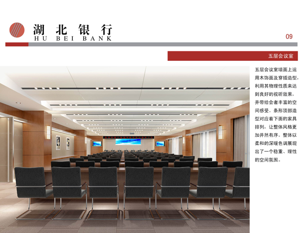 湖北銀行五層會議室